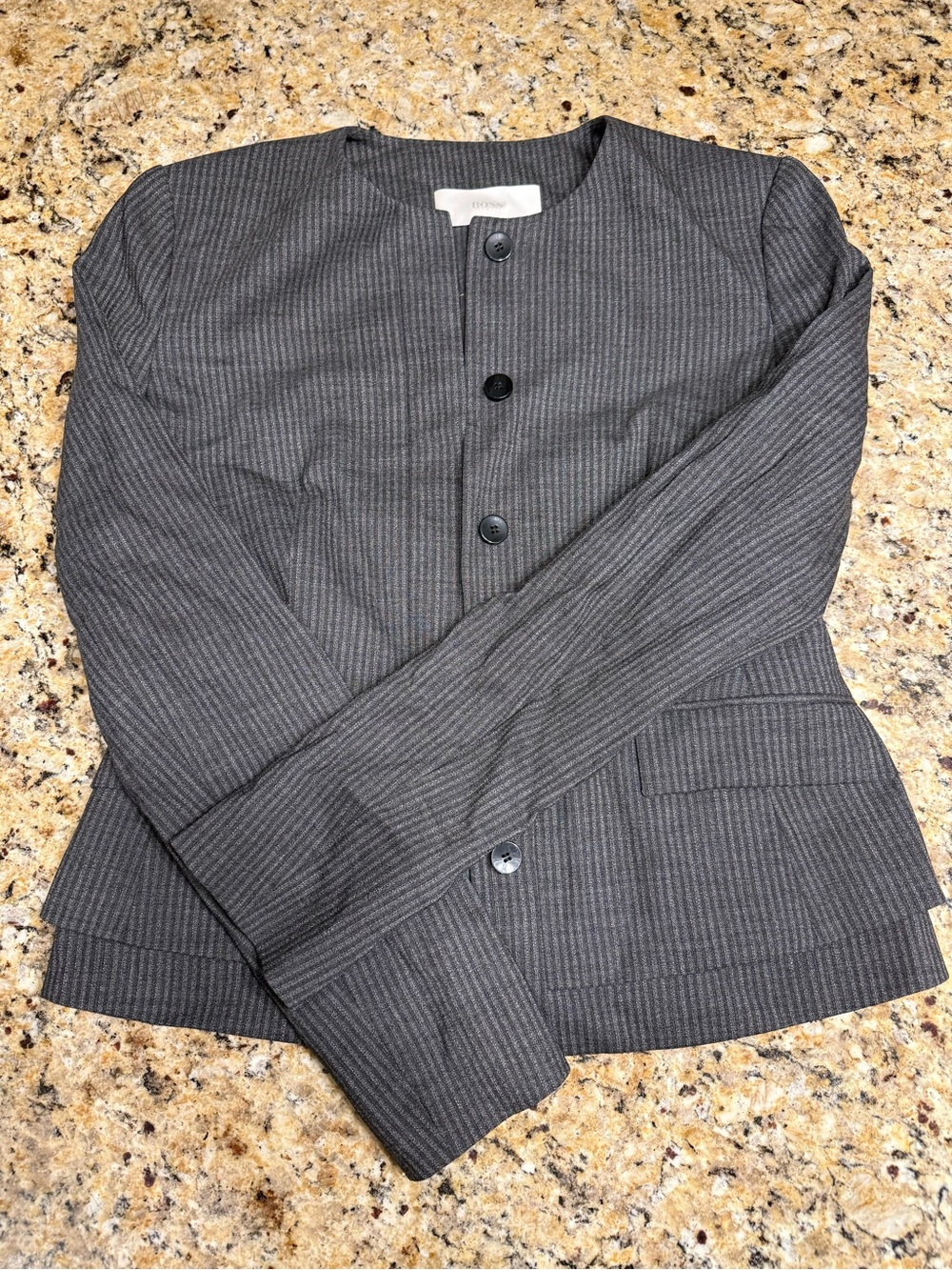 Women’s BOSS Blazer Gray US size 4 - Picture 1 of 5